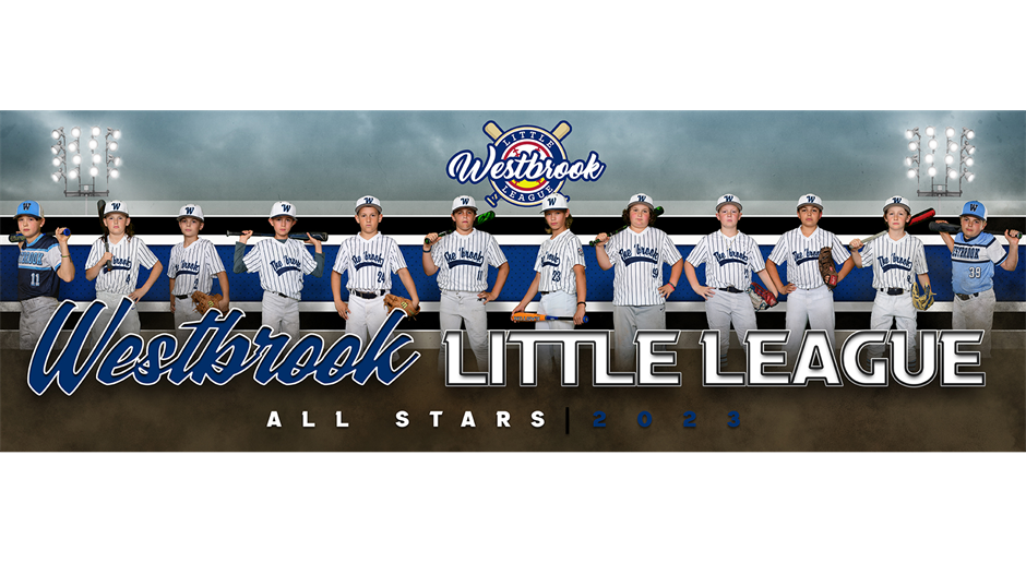 2023 Westbrook Little League Baseball All-Stars