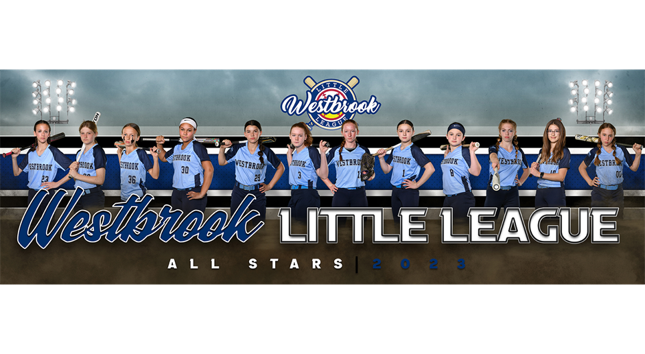 2023 Westbrook Little League Softball All-Stars